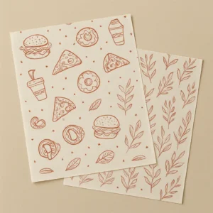 Custom Printed GreaseProof Coated Sheets